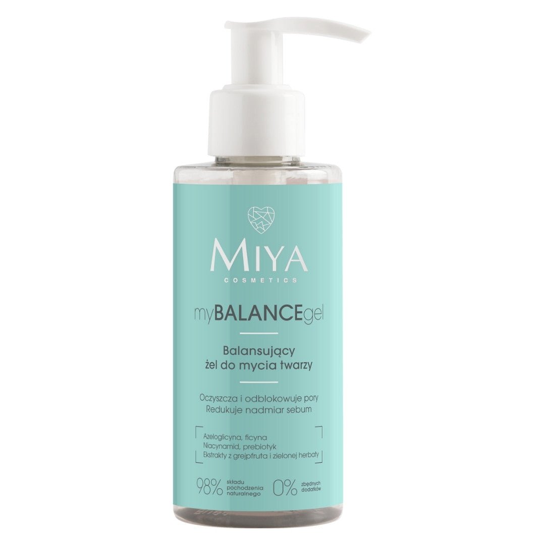 myBALANCEgel Balancing face wash gel 140ml - MIYA Cosmetics - Vesa Beauty