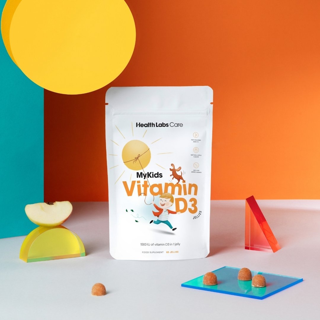 MyKids Vitamin D3 gummies - Vegan vitamin D gummies for children 60pcs - HealthLabs Care - Vesa Beauty