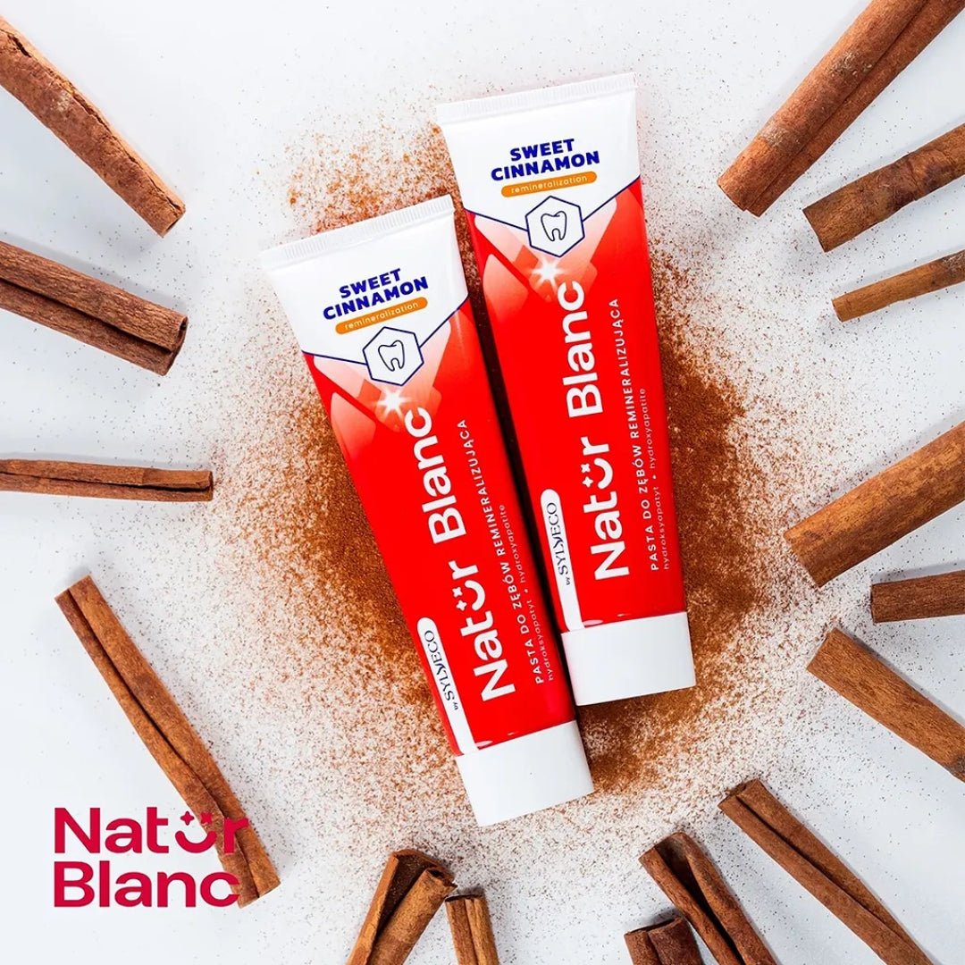 Natur Blanc - Natural Toothpaste Remineralization SWEET CINNAMON 100ml - Sylveco - Vesa Beauty