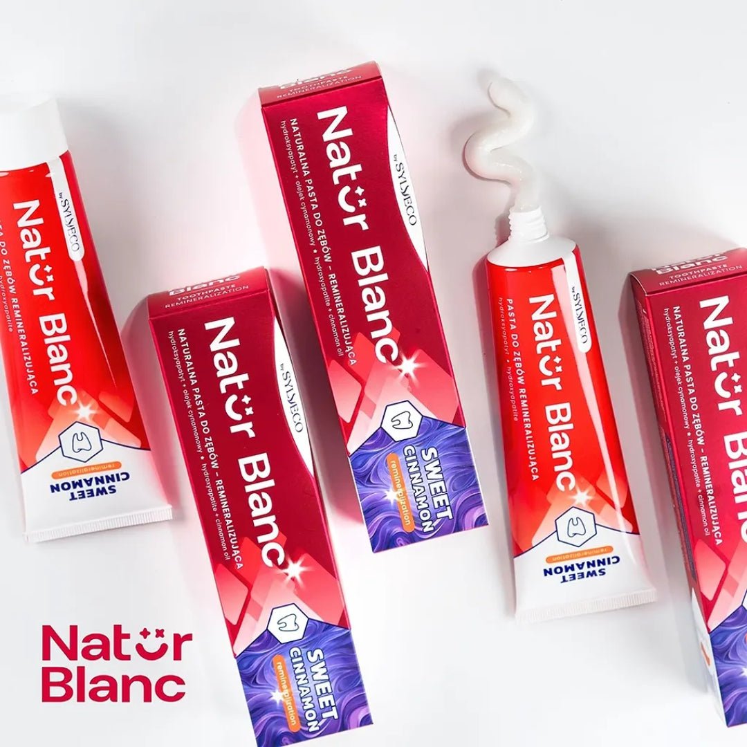 Natur Blanc - Natural Toothpaste Remineralization SWEET CINNAMON 100ml - Sylveco - Vesa Beauty