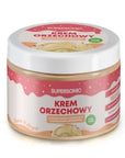 Nut Spread Crunchy LOW - CARB with White Chocolate flavour 250g - SUPERSONIC - Vesa Beauty