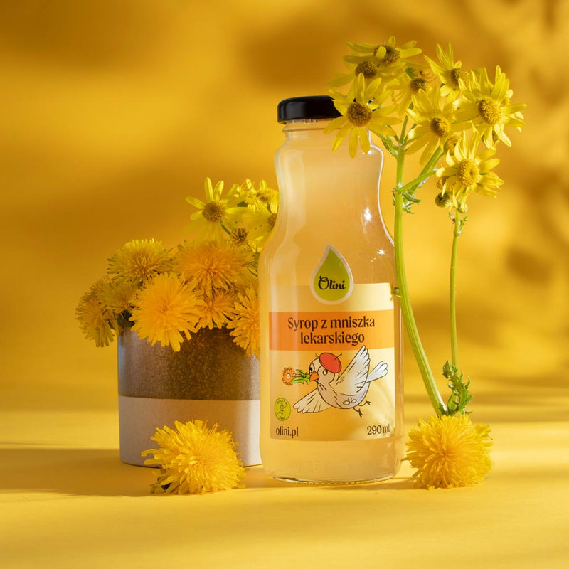 Olini Dandelion syrup 290ml - Olini - Vesa Beauty