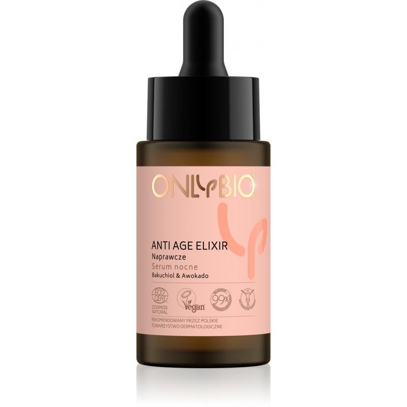 OnlyBio Anti Age Elixir. Night Repair Serum 30ml - OnlyBio - Vesa Beauty