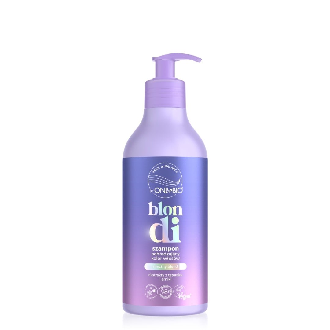 OnlyBio BLONDI Hair Colour Cooling Shampoo 400ml - OnlyBio - Vesa Beauty