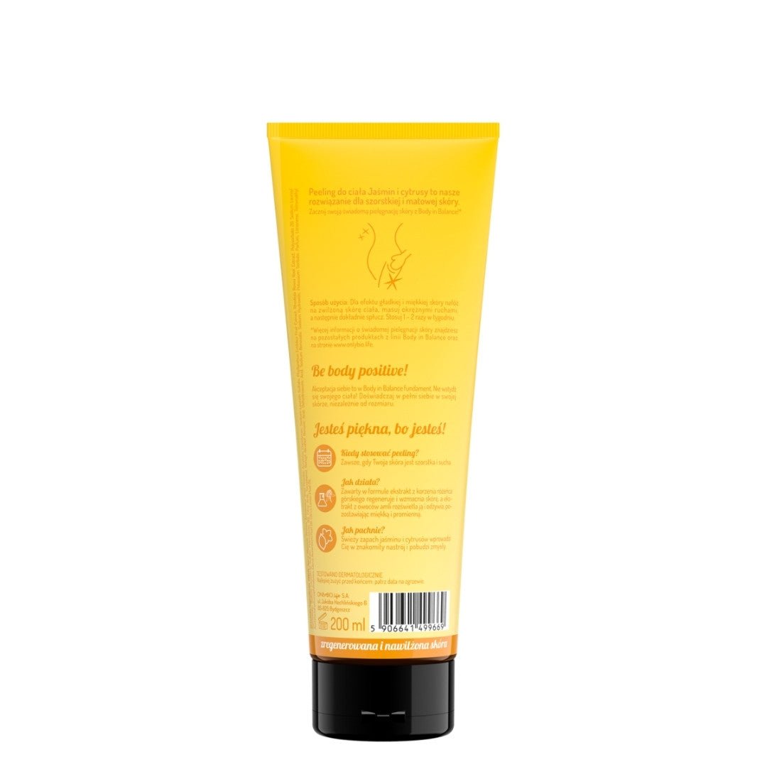 OnlyBio Body in Balance - JASMINE &amp; CITRUS Body Scrub 200ml - OnlyBio - Vesa Beauty