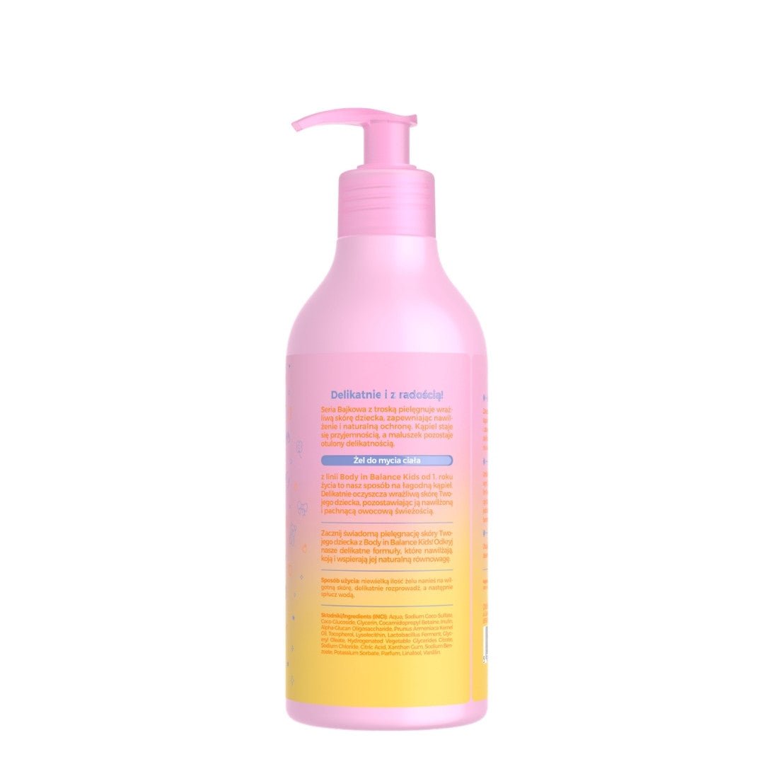 OnlyBio Body in Balance Kids - APRICOT fairy - tale body wash 400ml - OnlyBio - Vesa Beauty
