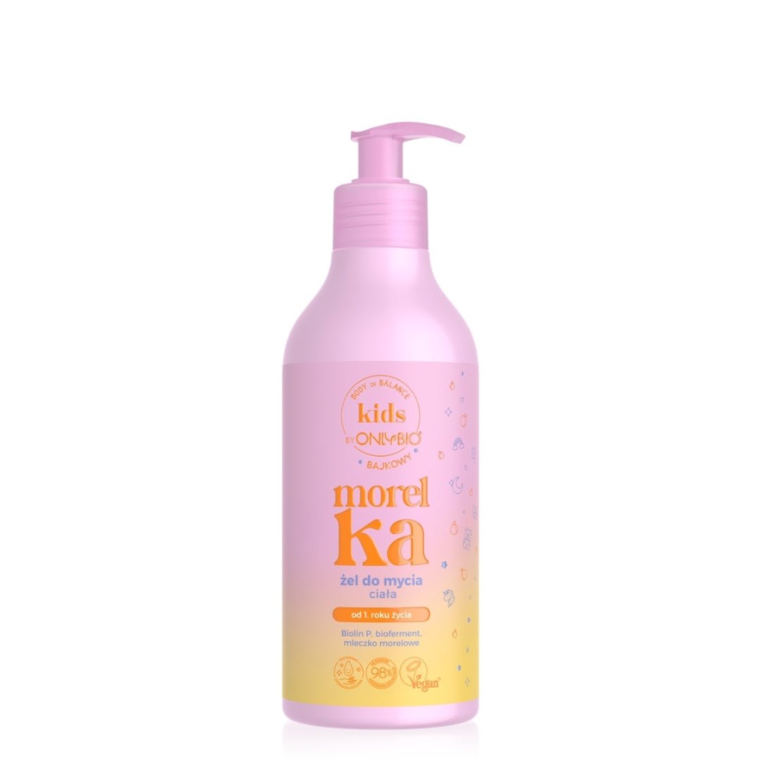 OnlyBio Body in Balance Kids - APRICOT fairy - tale body wash 400ml - OnlyBio - Vesa Beauty