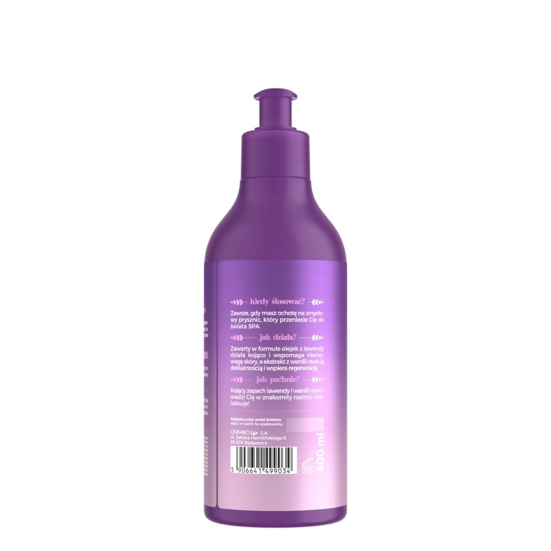 OnlyBio Body in Balance - LAVENDER &amp; VANILLA Shower Gel 400ml - OnlyBio - Vesa Beauty