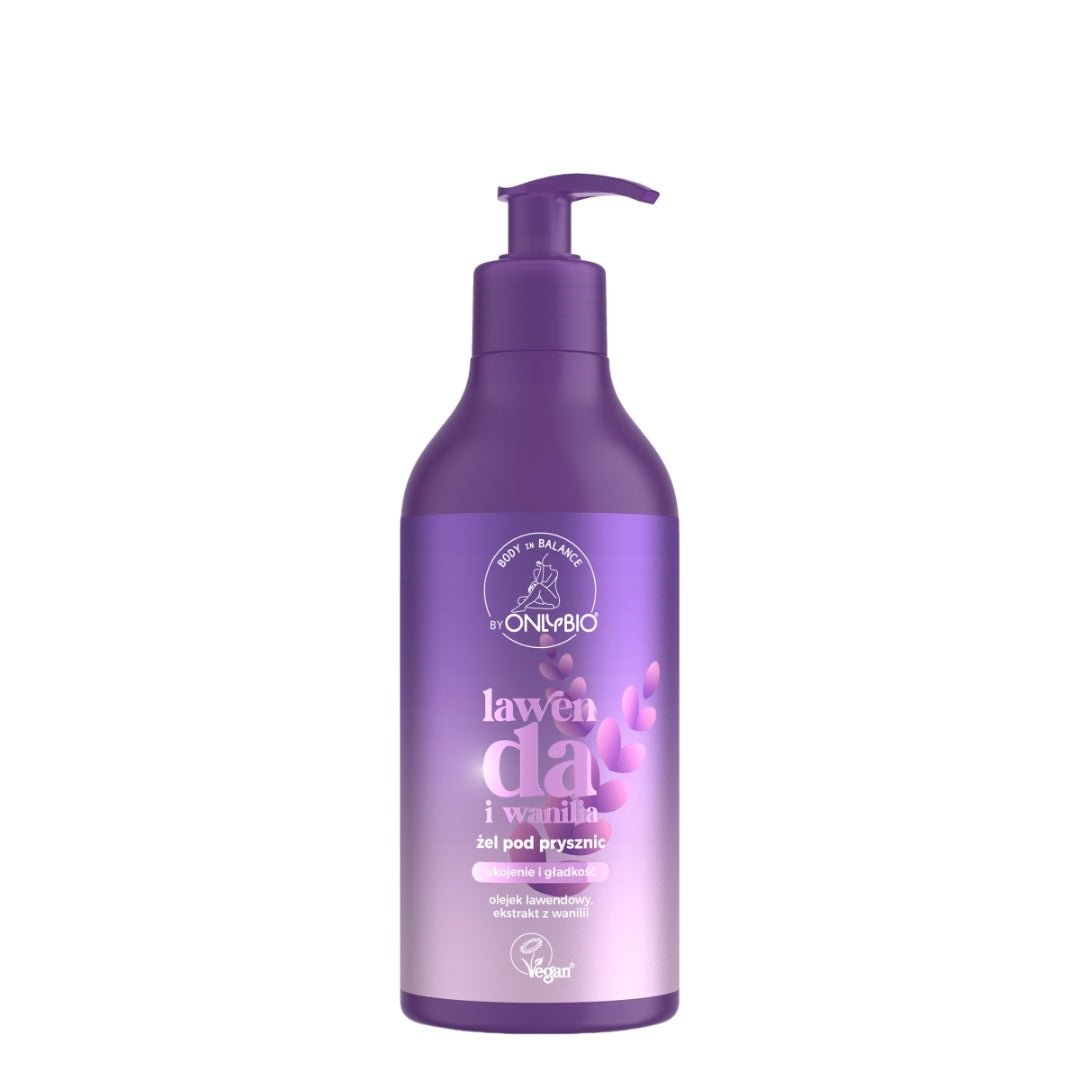 OnlyBio Body in Balance - LAVENDER &amp; VANILLA Shower Gel 400ml - OnlyBio - Vesa Beauty