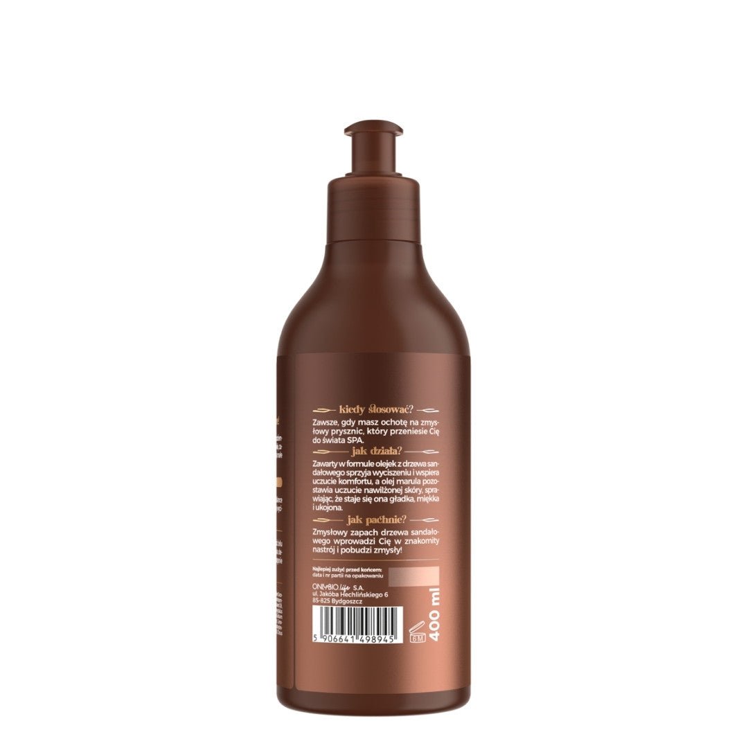 OnlyBio Body in Balance - SANDALWOOD Shower Gel 400ml - OnlyBio - Vesa Beauty