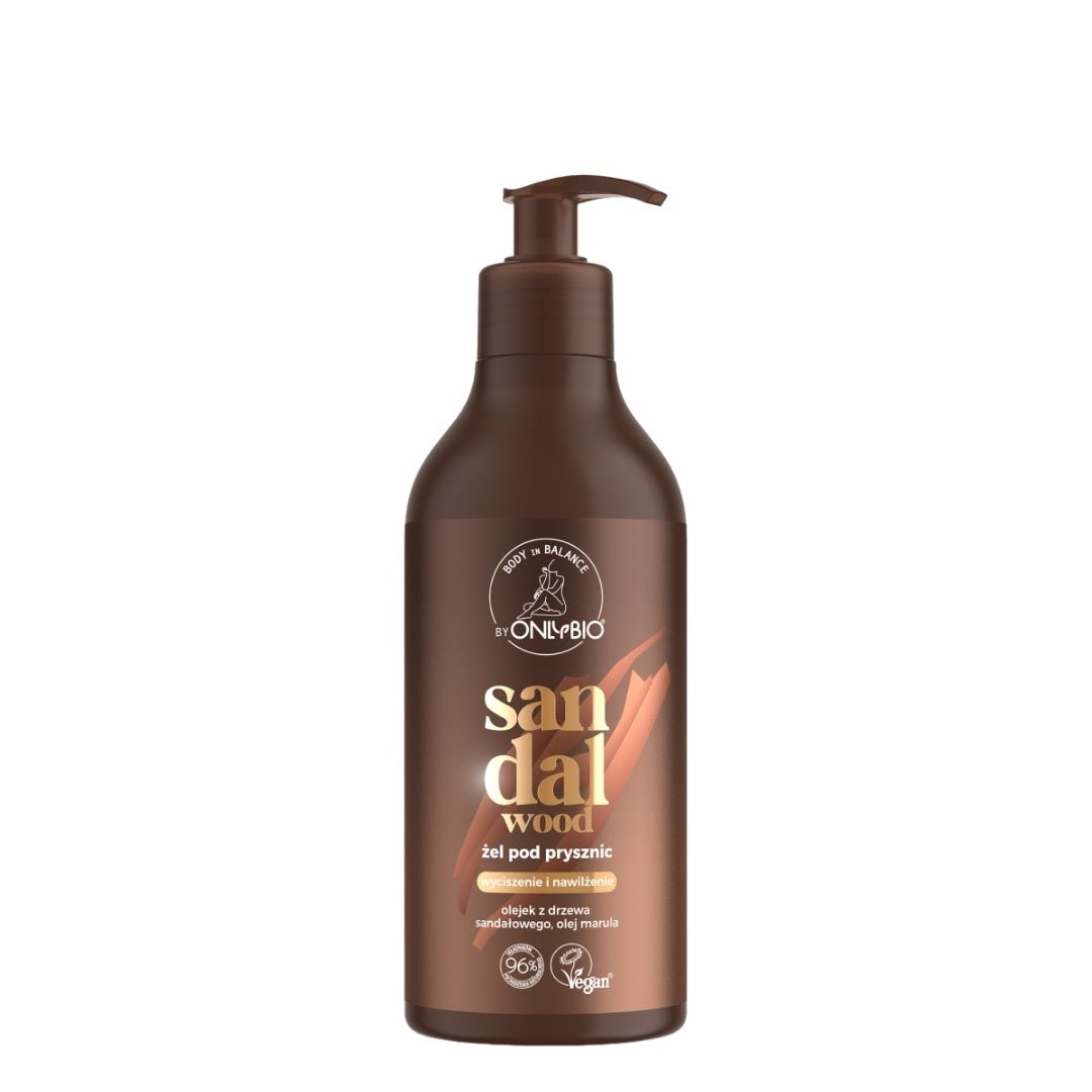 OnlyBio Body in Balance - SANDALWOOD Shower Gel 400ml - OnlyBio - Vesa Beauty