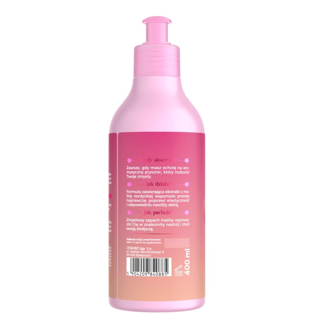 Natural Cosmetics Body in Balance - Shower gel RASPBERRY 400ml