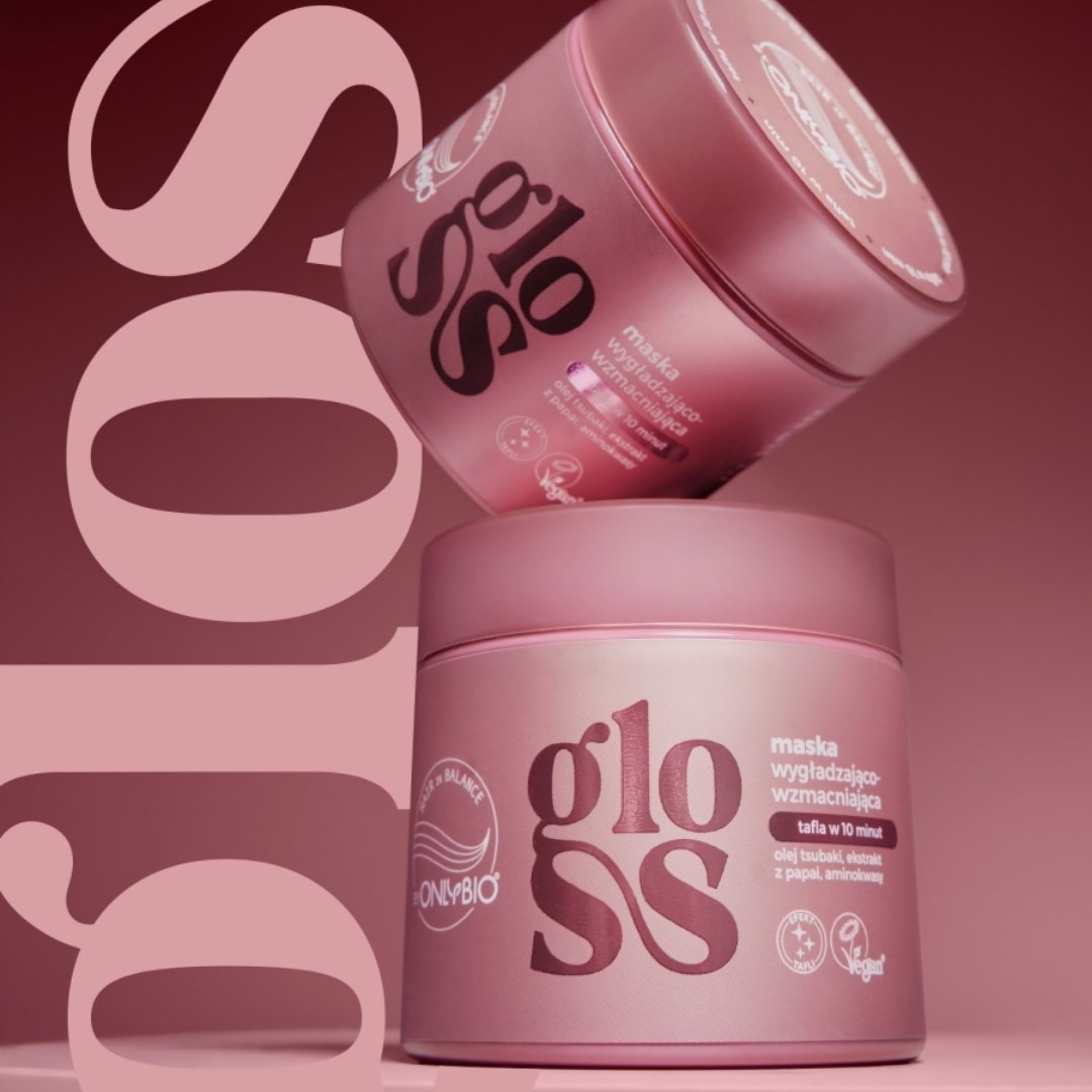 OnlyBio GLOSS Smoothing & Strengthening Mask 280ml - OnlyBio - Vesa Beauty