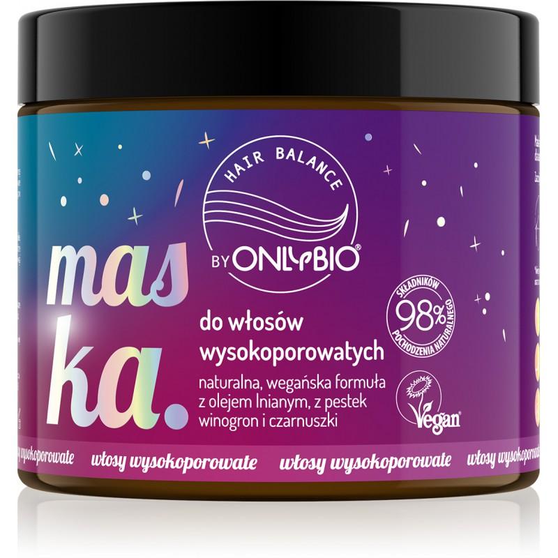 OnlyBio Hair Balance Mask for High Porosity Hair 400ml - OnlyBio - Vesa Beauty