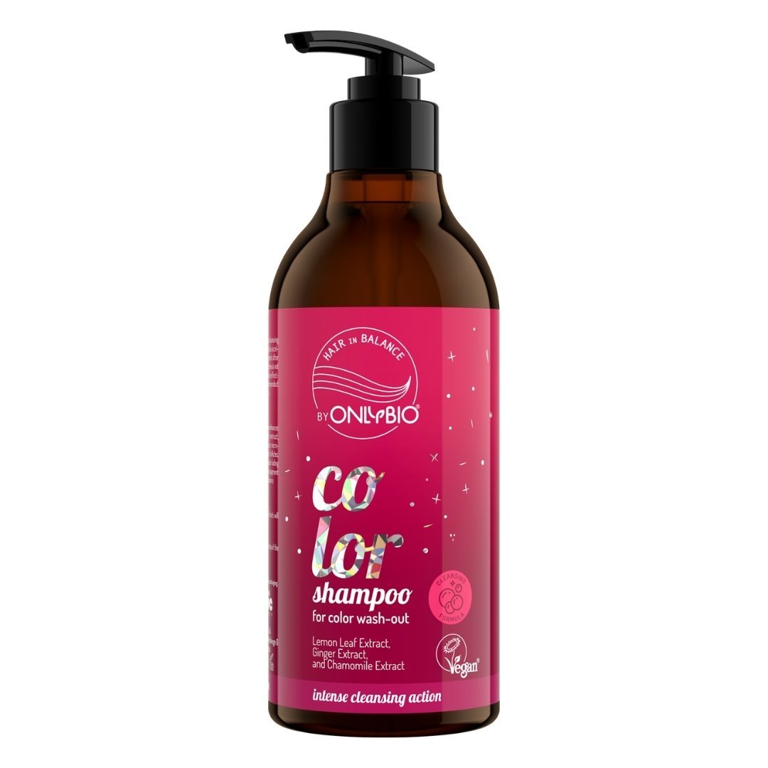 OnlyBio Hair in Balance COLOR Shampoo for color wash - out 400ml EN - OnlyBio - Vesa Beauty