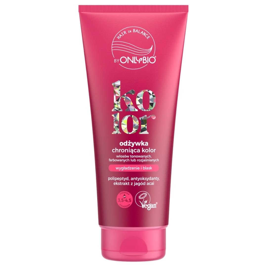 OnlyBio Hair in Balance COLOUR - Colour-Protecting Conditioner or toned, coloured or bleached hair 200ml - OnlyBio - Vesa Beauty