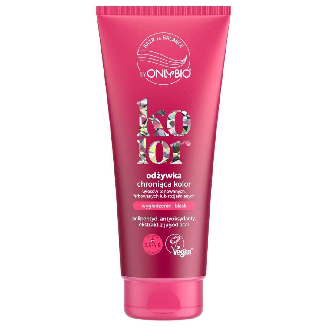 OnlyBio Hair in Balance COLOUR - Colour-Protecting Conditioner or toned, coloured or bleached hair 200ml