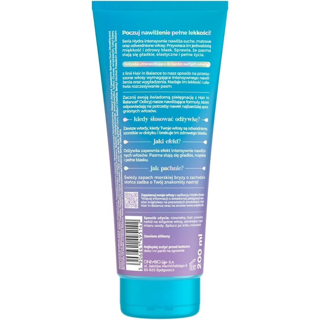 Hair in Balance HYDRA Ultra-Moisturising Conditioner for Very Dry Hair 200ml