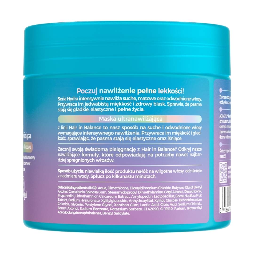 Hair in Balance HYDRA Ultra-Moisturising Mask 400ml
