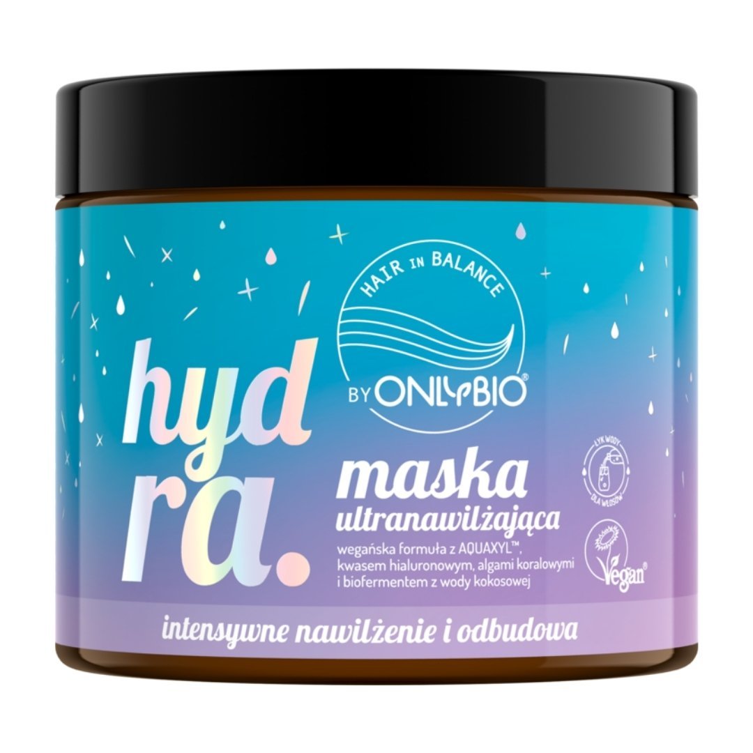 OnlyBio Hair in Balance HYDRA Ultra - Moisturising Mask 400ml - OnlyBio - Vesa Beauty