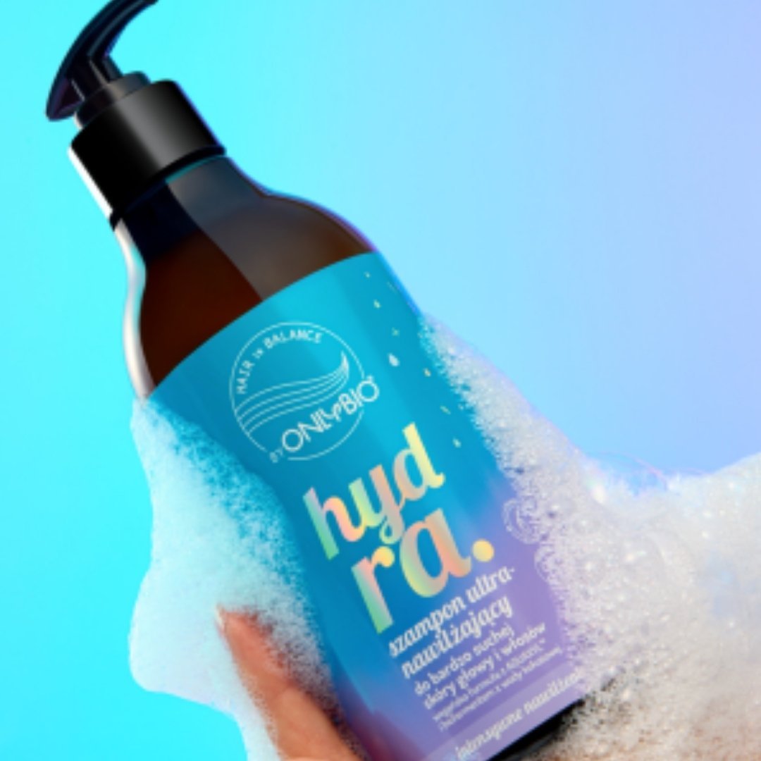 Onlybio Hair in Balance HYDRA Ultra - Moisturising Shampoo for Very Dry Scalp & Hair 400ml - OnlyBio - Vesa Beauty