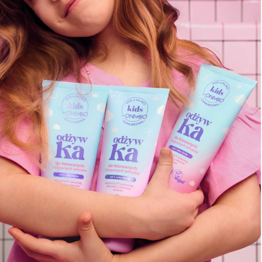 OnlyBio Hair in Balance Kids - CLOUDY Conditioner for wavy and curly hair 200ml - OnlyBio - Vesa Beauty