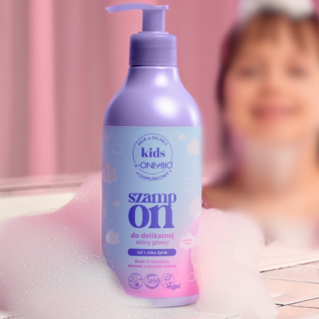 OnlyBio Hair in Balance Kids - CLOUDY Shampoo for sensitive scalp 400ml - OnlyBio - Vesa Beauty