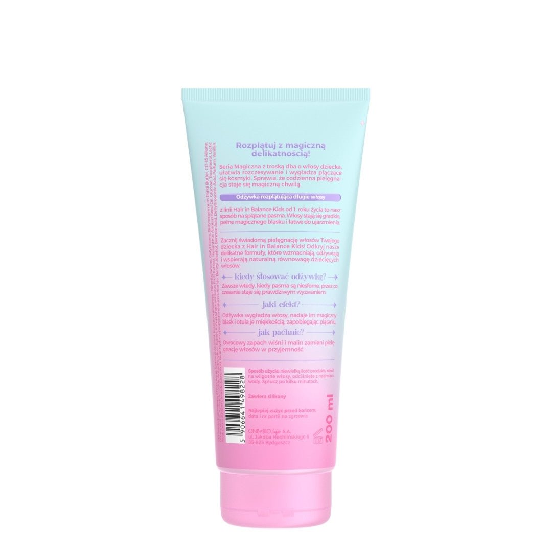 OnlyBio Hair in Balance Kids - MAGIC Detangling Conditioner for Long Hair 200ml - OnlyBio - Vesa Beauty