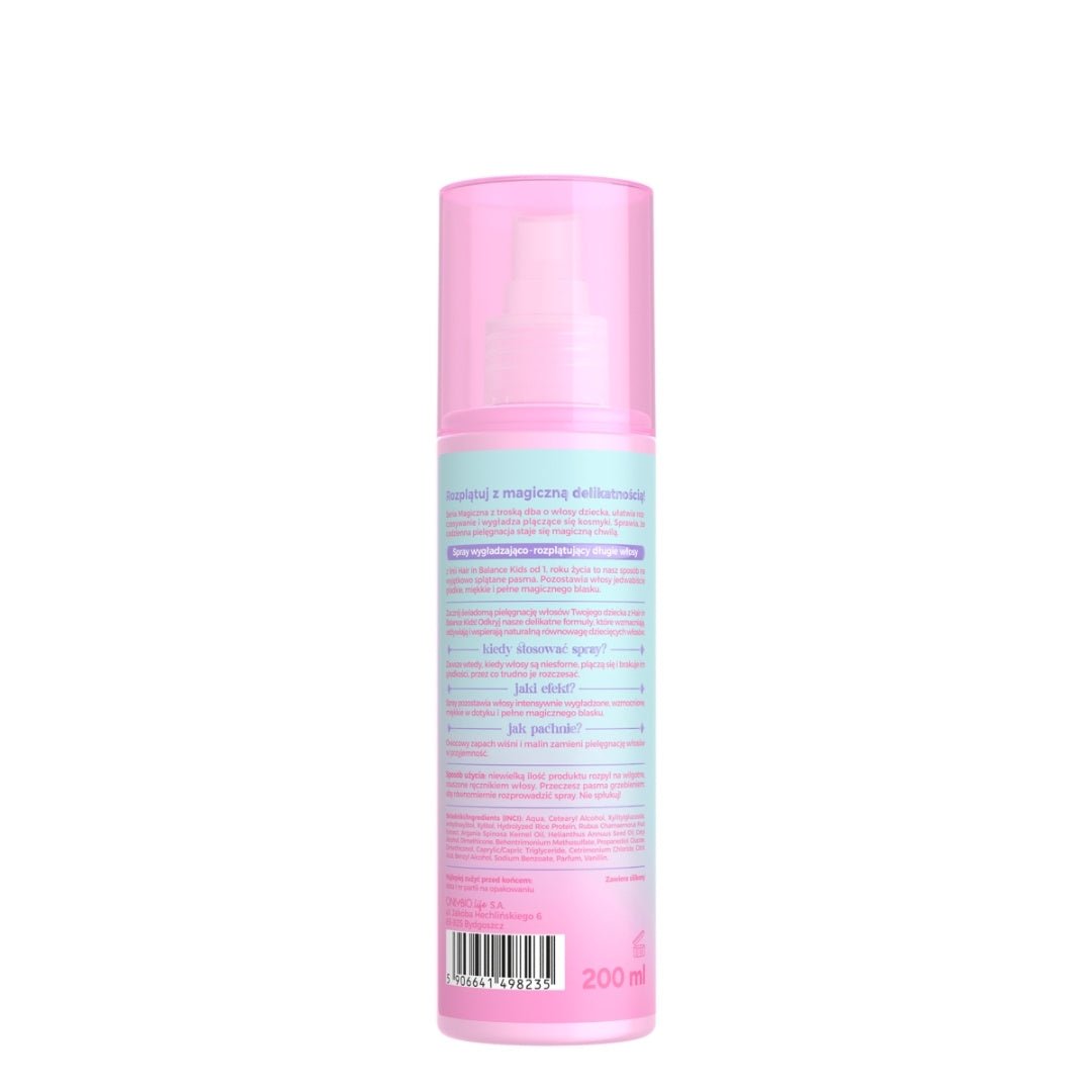 OnlyBio Hair in Balance Kids - MAGIC Smoothing &amp; detangling spray for long hair 200ml - OnlyBio - Vesa Beauty