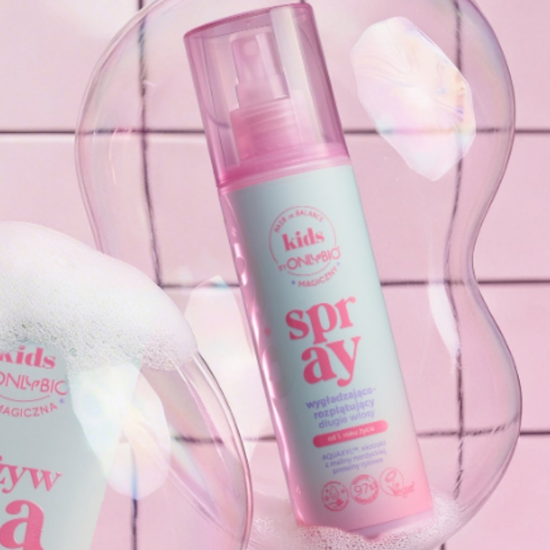 OnlyBio Hair in Balance Kids - MAGIC Smoothing &amp; detangling spray for long hair 200ml - OnlyBio - Vesa Beauty