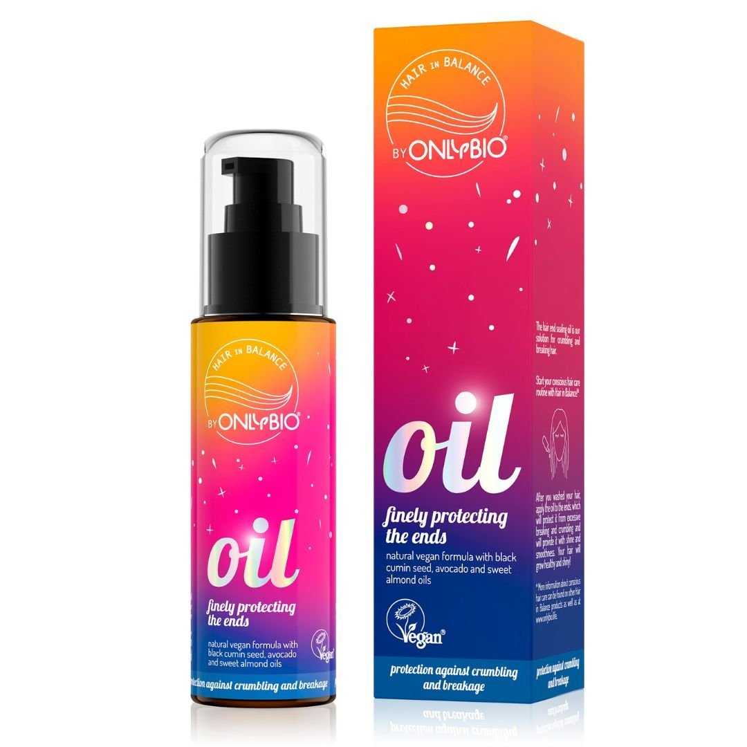 OnlyBio Hair in Balance - Oil Finely Protecting Hair Ends 80g - OnlyBio - Vesa Beauty