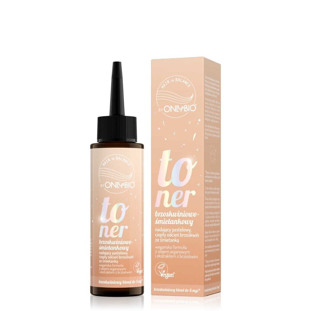 OnlyBio Hair in Balance - Peach - Cream Toner 100ml - OnlyBio - Vesa Beauty