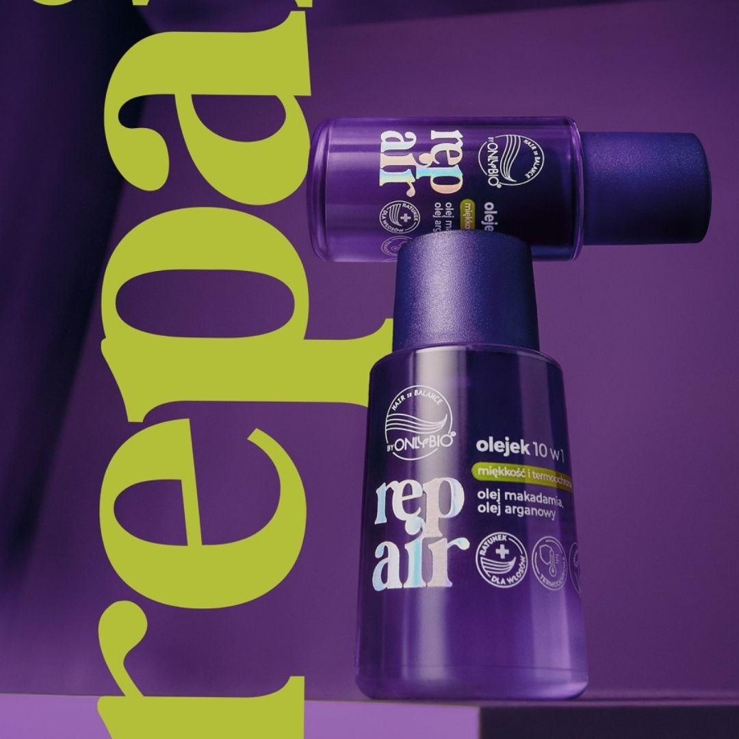 OnlyBio REPAIR 10in1 Hair Oil: intensive regeneration 20ml - OnlyBio - Vesa Beauty