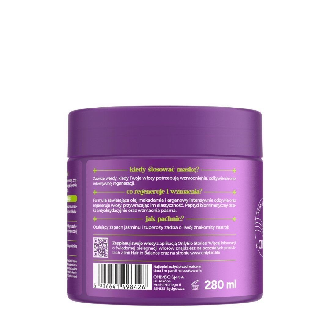 OnlyBio REPAIR Intensive Regenerating and Strengthening Mask 280ml - OnlyBio - Vesa Beauty