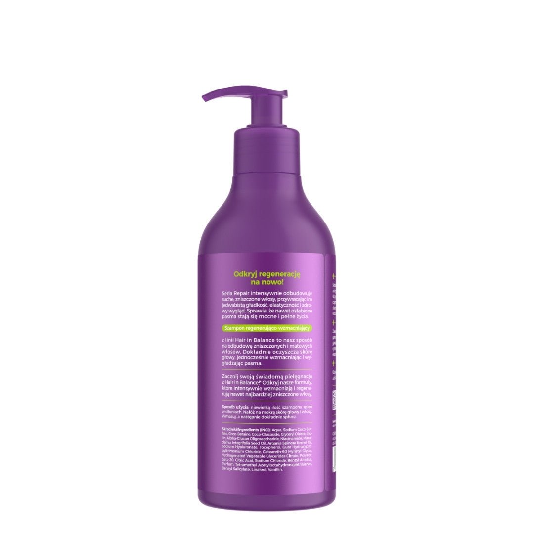 OnlyBio REPAIR Regenerating & Strengthening Shampoo 400ml - OnlyBio - Vesa Beauty