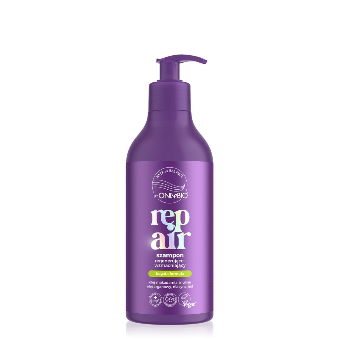OnlyBio REPAIR Regenerating & Strengthening Shampoo 400ml - OnlyBio - Vesa Beauty