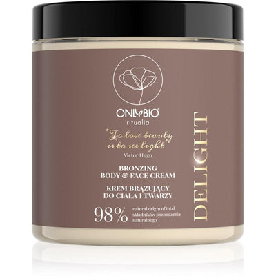 OnlyBio Ritualia DELIGHT Bronzing body & face cream 250ml - OnlyBio - Vesa Beauty