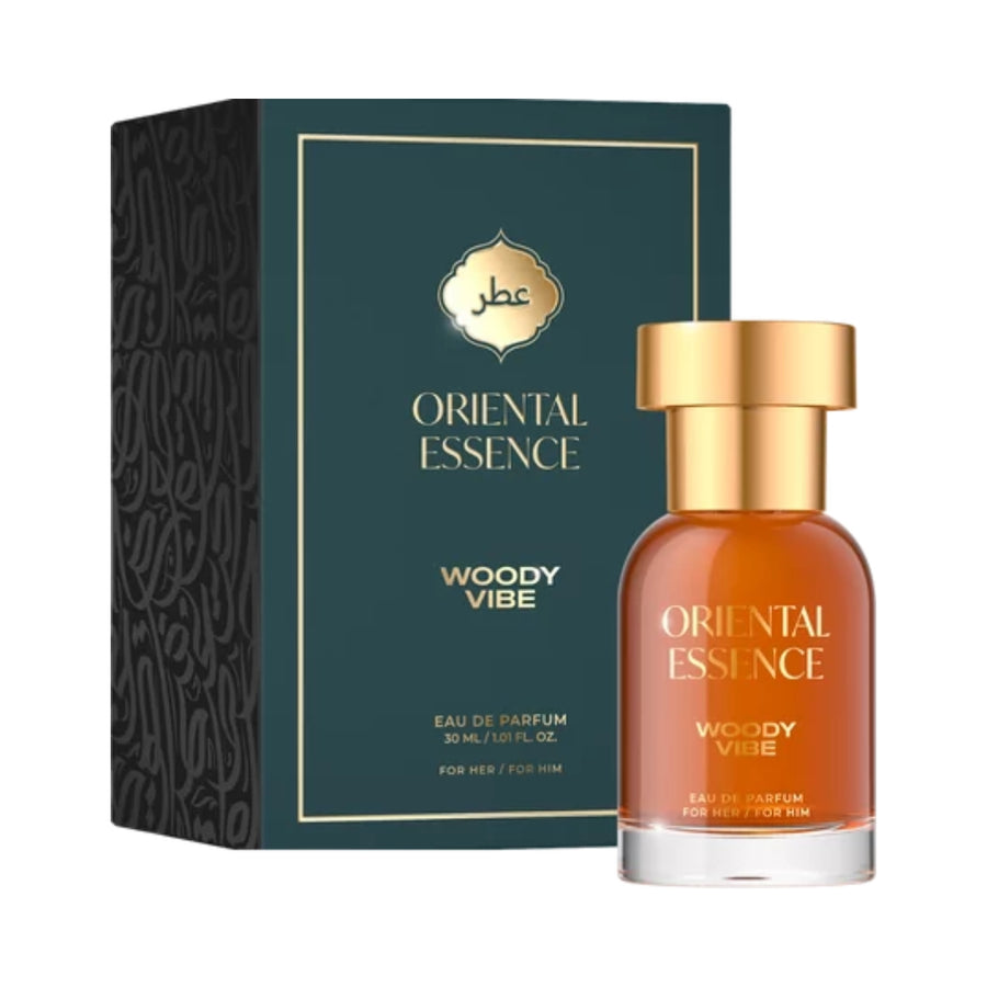 Oriental Essence WOODY VIBE eau de parfum for her / for him 30ml - VESA BEAUTY UK