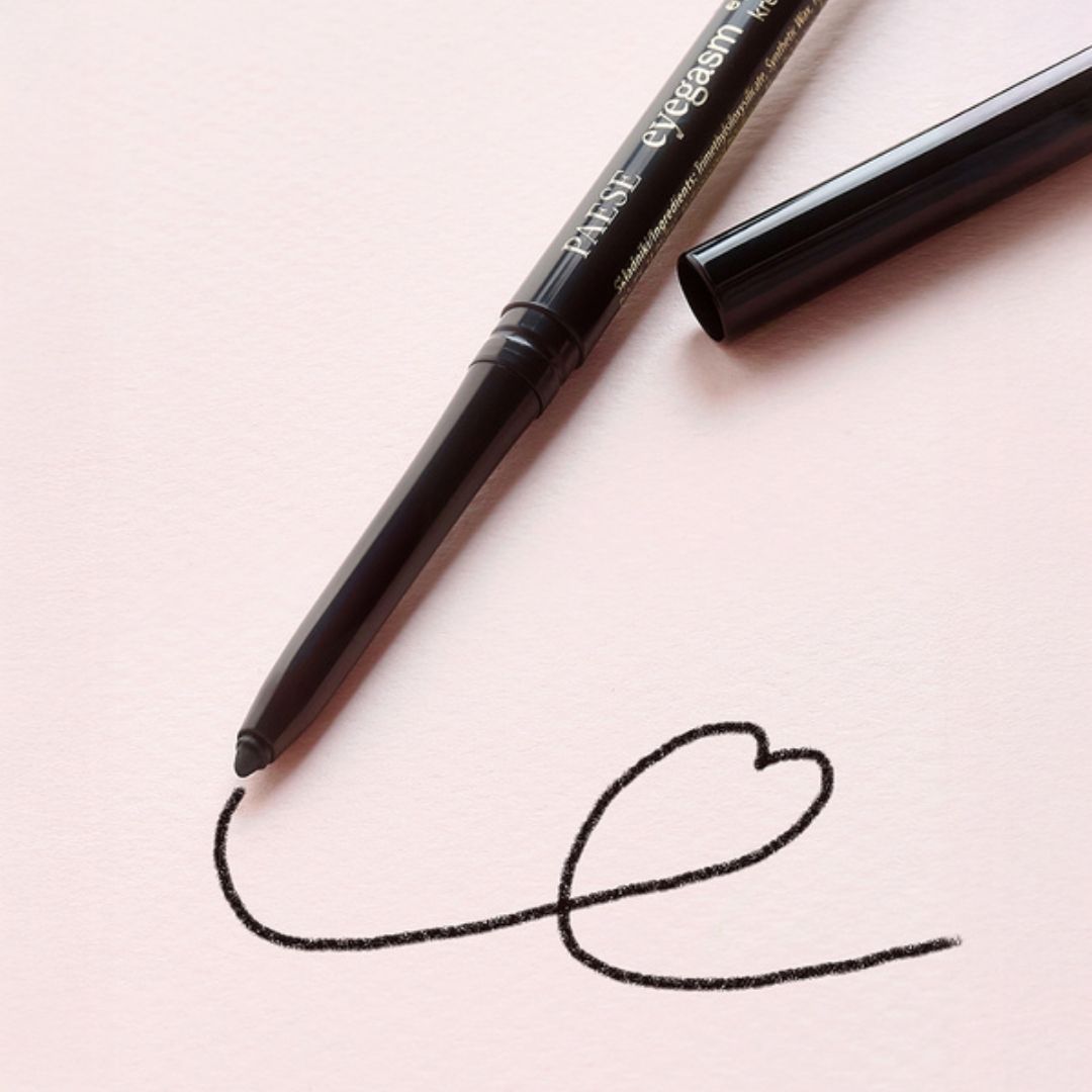 Natural Cosmetics PAESE EYEGASM Eye Pencil Kajal Kohl - BLACK 0.35g