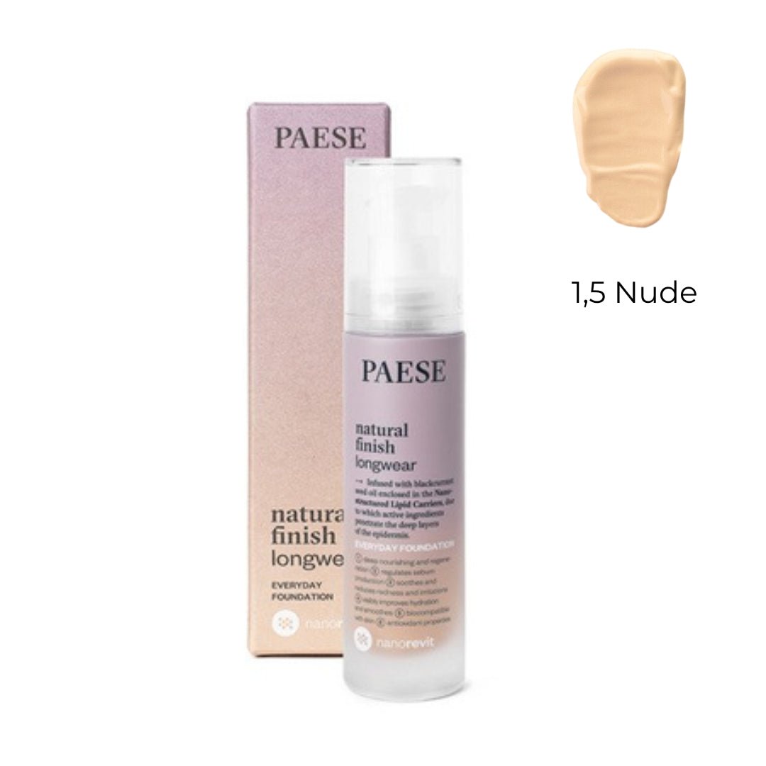 PAESE Nanorevit - Natural Finish Longwear Everyday Foundation 30ml - PAESE - Vesa Beauty