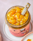 Peach in gel with Honey "Żelowocki" 320g - Sadowski Bee Gardens - Vesa Beauty