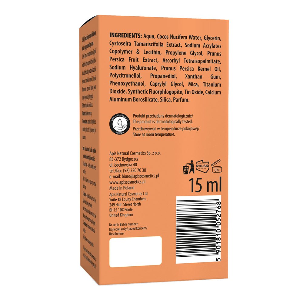 PEACHY SKIN Iluminating Face Serum 15ml - APIS - Vesa Beauty