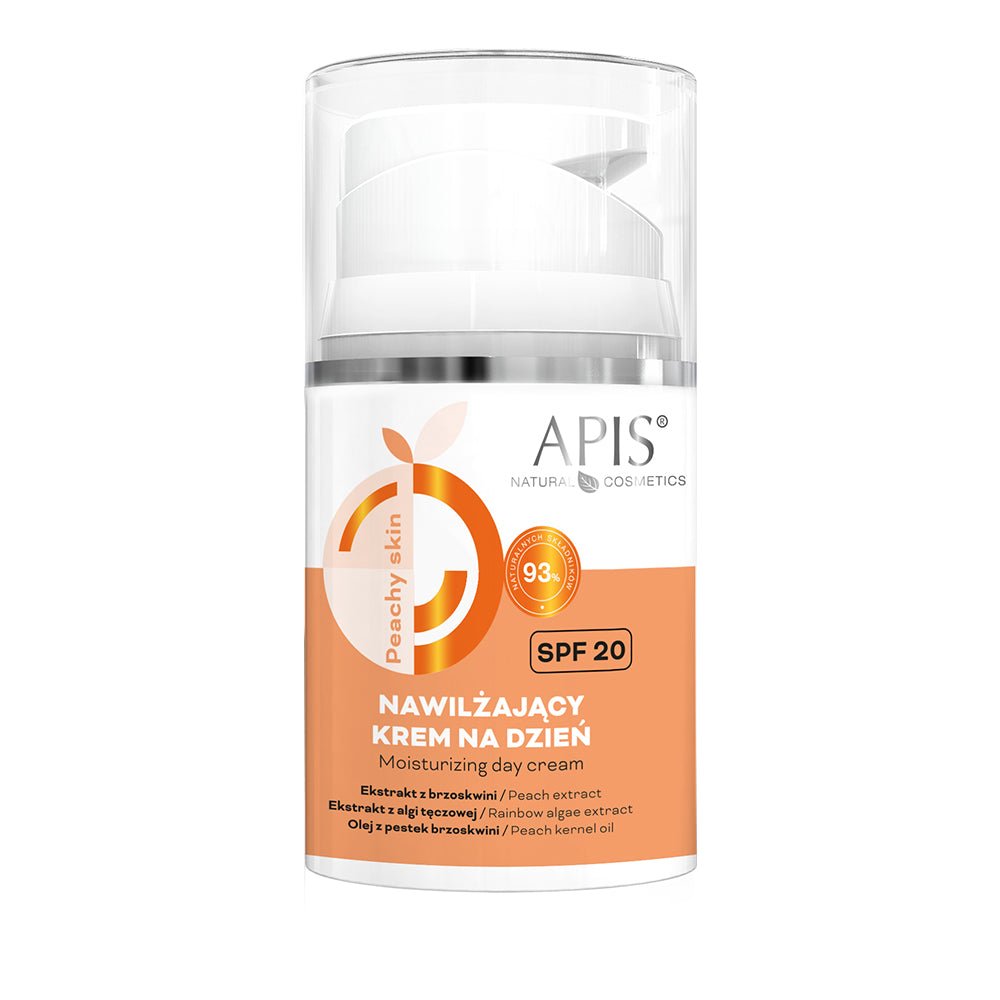 PEACHY SKIN Moisturizing Day Cream SPF20 50ml - APIS - Vesa Beauty