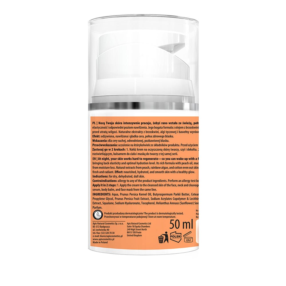 PEACHY SKIN Nourishing night cream 50ml - APIS - Vesa Beauty