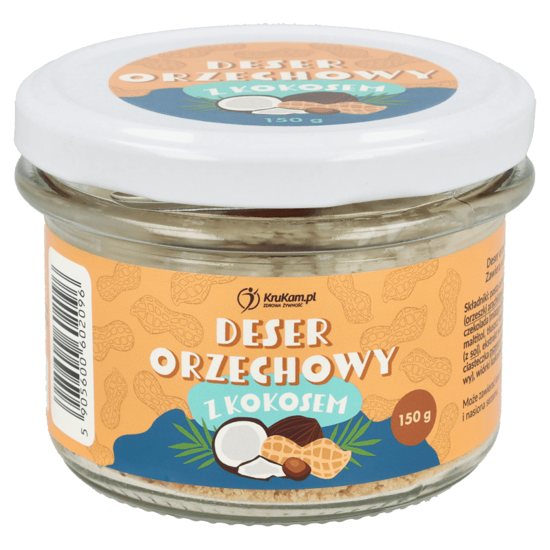 Peanut dessert with coconut 150g - Krukam - Vesa Beauty