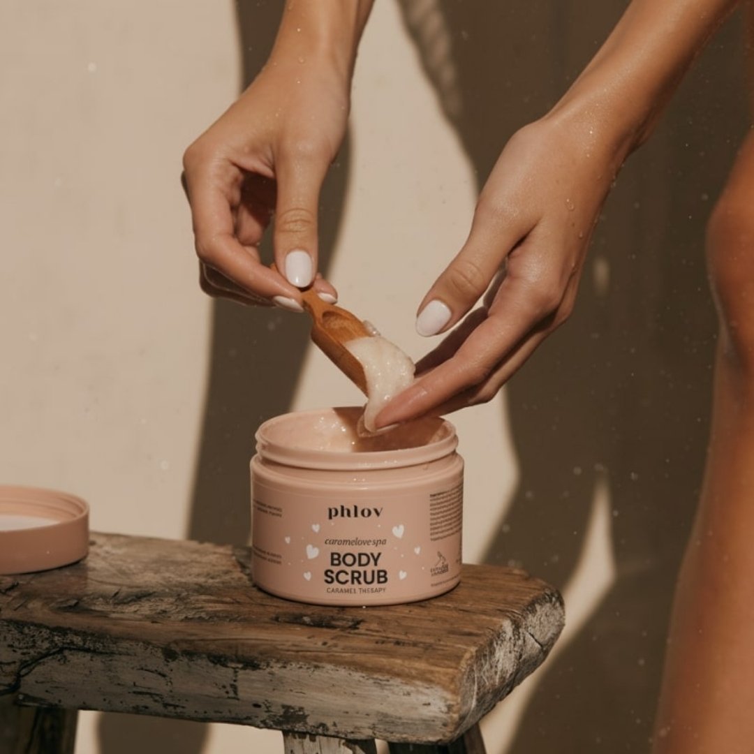 Phlov caramelove spa BODY SCRUB sugar 200g - Phlov - Vesa Beauty