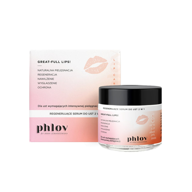Phlov Regenerating lip serum 2in1 GREAT-FULL LIPS! 15ml - Phlov - Vesa Beauty