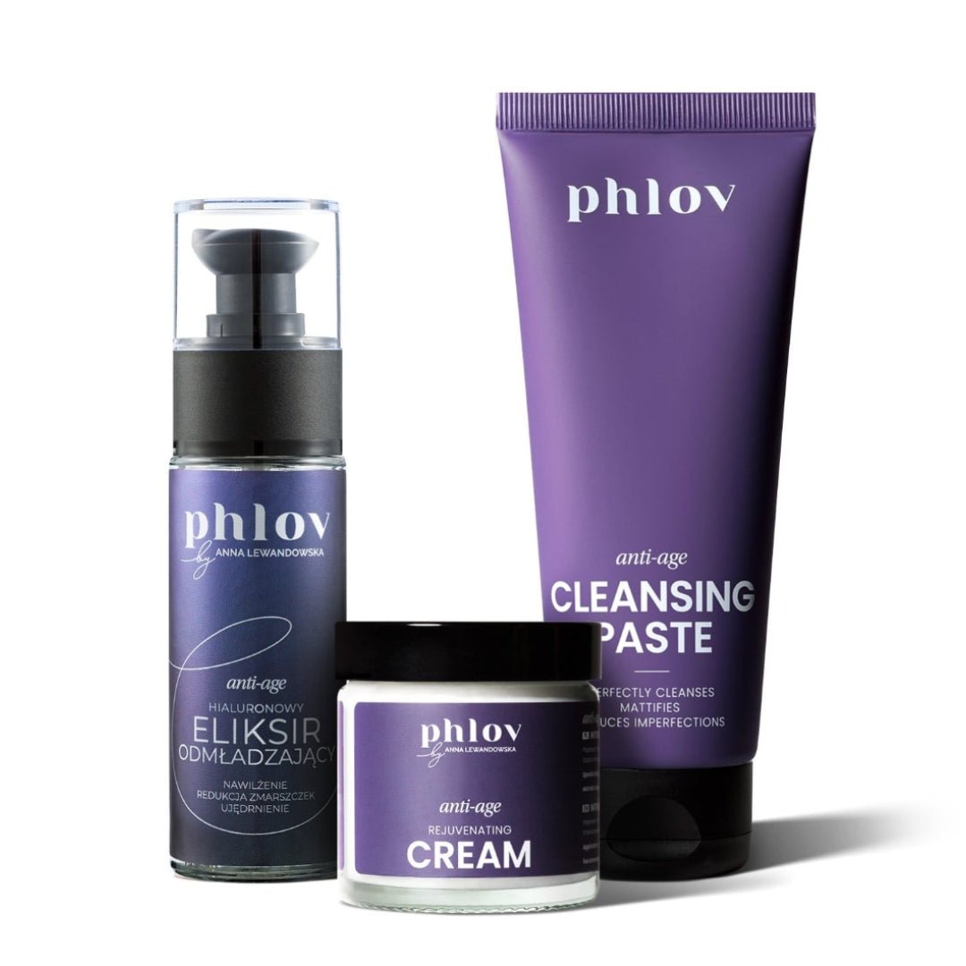 Phlov Rejuvenation & Hydration Day Set: cleansing, moisturising & rejuvenating - Phlov - Vesa Beauty