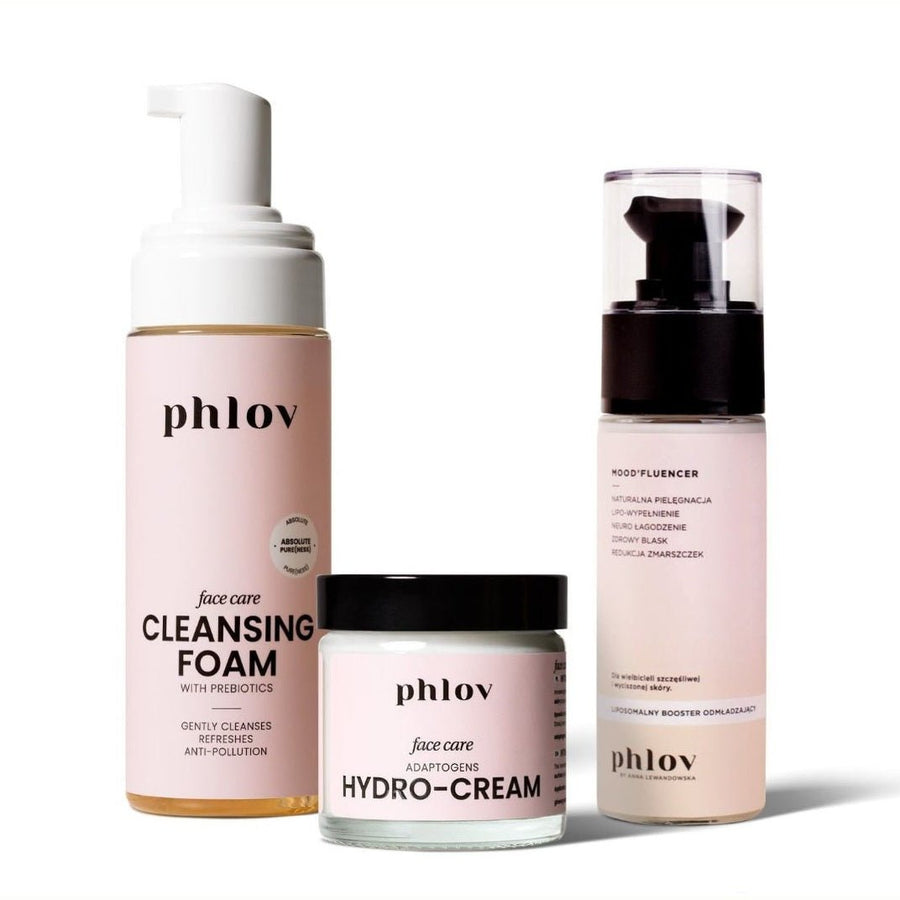 Phlov Skin care set for sensitive skin: cleansing + nourishing - Phlov - Vesa Beauty