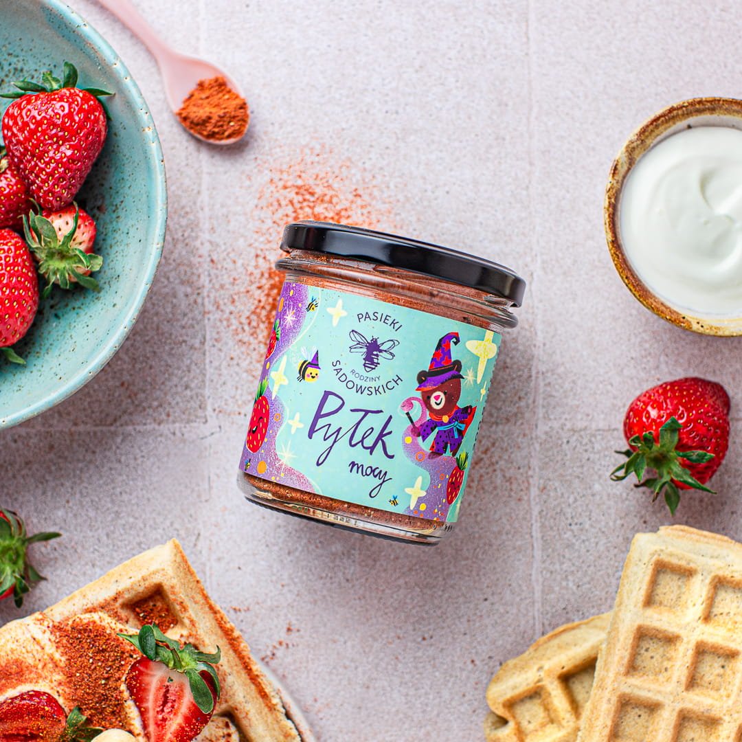 Power Pollen - Bee Pollen with freeze - dried strawberries 200g - Sadowski Bee Gardens - Vesa Beauty